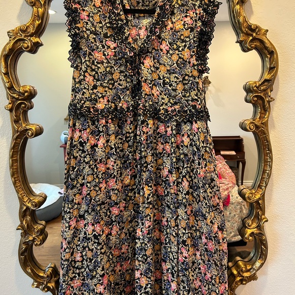 NWOT Free People Milania Floral Maxi Dress size S - Picture 6 of 9